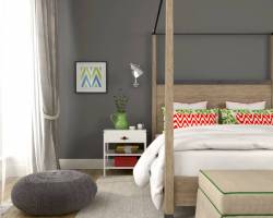 Schlafzimmer Wandgestaltung und Farbgestaltung Ideen